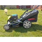 FERREX GGM46iZG 149 cm3 2.5 kW 46 cm önjáró, önindítós négyütemű benzinmotoros fűnyíró, fűnyírógép elektronikus indítással, Li-ion akkuval