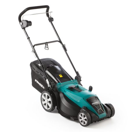FERREX GLM44 Electric Lawnmover 1800W 44 cm elektromos fűnyíró, fűgyűjtős fűnyírógép nyomatékos motorral, 20-70 mm központi vágásmagasság állítással