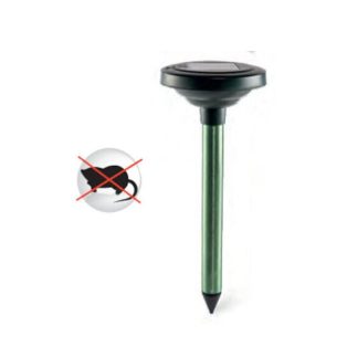   GardenLine 824135 napelemes szolár vakondriasztó karó fém szárral, solar vakondriasztó 750 m2 hatótávolsággal, kikapcsolható hangjelzéssel, cserélhető akkuval