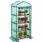 GardenLine 69 x 160 x 49 cm kompakt hobby kerti melegház, palántanevelő fólia, szövetfólia sátor, fóliasátor 4 polccal