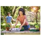 GardenLine PNK 36 x 23 x 12.5 cm 96 darabos palántázó készlet, 4 részes palántenevelő, vetőmag keltető készlet, mini melegágy 4 x 24 db palánta részére, átlátszó fedéllel