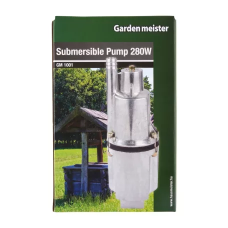 Hausmeister | Garden Meister GM 1001 (VMP60) mélykúti membrános szivattyú, búvárszivattyú 280W | 1080 liter/óra | max. 5m 