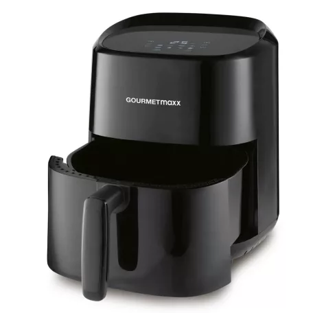 GourmetMaxx HF-302A kompakt digitális Air Fryer 3.3L 1400W légkeveréses sütő, olajmentes olajsütő, forrólevegős sütő, Digital AirFryer (15200)