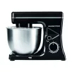   GourmetMaxx GM-15490 fekete 1500W 5L planetáris mixer, konyhai robotgép, 10 sebességfokozattal, 5 literes inox keverőtállal, multifunkciós fröccsenésgátló fedéllel