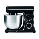 GourmetMaxx GM-15490 fekete 1500W 5L planetáris mixer, konyhai robotgép, 10 sebességfokozattal, 5 literes inox keverőtállal, multifunkciós fröccsenésgátló fedéllel
