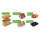 Gourmetmaxx 16409 AirFryer 1800W 12.5 literes XXL 9 az 1-ben Air Fryer, grillcsirke és kebab sütő, forrólevegős, légkeveréses digitális sütő, minisütő, forgó grillel, 3 grillráccsal, tepsivel