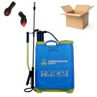 BONTOTT, javított GardenMaster GM-06037  mechanikus 16 literes (16L) háti permetező, pumpás permetezőgép, kék tartállyal