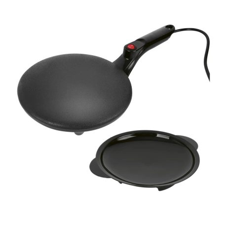 Gourmetmaxx 750W 20 cm elektromos palacsintasütő, 19162 Crepe Maker, elektromos serpenyő palacsintasütéshez