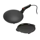 GOURMETmaxx 750W 20 cm elektromos palacsintasütő, 19162 Crepe Maker, elektromos serpenyő palacsintasütéshez