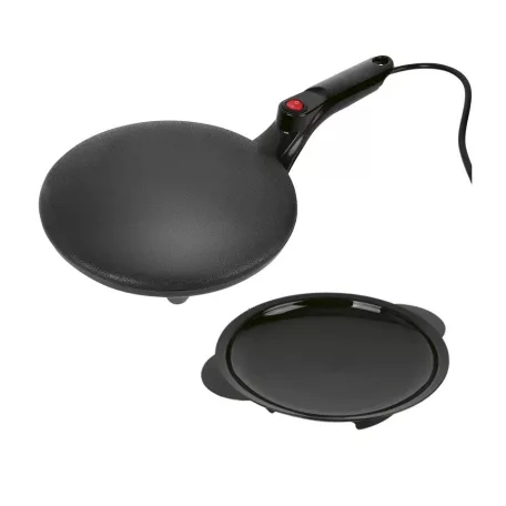 GOURMETmaxx 750W 20 cm elektromos palacsintasütő, 19162 Crepe Maker, elektromos serpenyő palacsintasütéshez