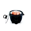   GOURMETmaxx DS-19178 fekete 400W 1L elektromos rizsfőző és pároló üvegfedővel, 1 liter / 800 gramm töltőkapacitással, melegentartás funkcióval