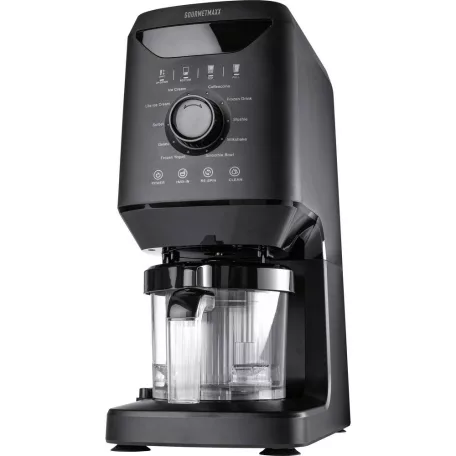 GOURMETmaxx 19370 Premium Freezy Ice Cream Maker, prémium elektromos fagyigép, fagylaltgép, jeges ital, sorbet és fagylaltkészítő, jégkásakészítő gép 800W 2 x 500 ml (LW-1001)