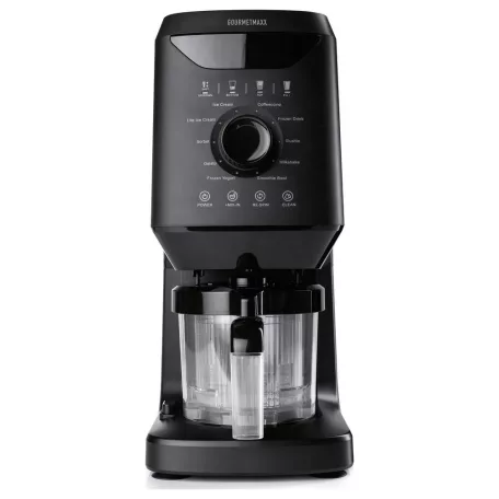 GOURMETmaxx 19370 Premium Freezy Ice Cream Maker, prémium elektromos fagyigép, fagylaltgép, jeges ital, sorbet és fagylaltkészítő, jégkásakészítő gép 800W 2 x 500 ml (LW-1001)