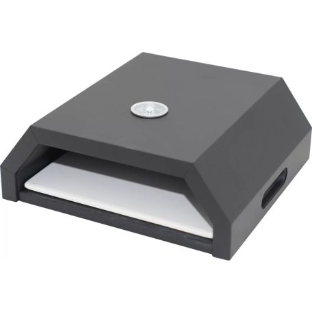 Hausmeister | GardenMeister GM 2004 PizzaBox 30 cm pizzához pizzakővel, pizzasütő kemence (doboz) kivehető kerámialappal kerti grillezőhöz, faszenes grillsütőhöz, gázgrillhez (Pizza kemence)