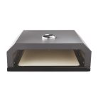 Hausmeister | GardenMeister GM 2004 PizzaBox 30 cm pizzához pizzakővel, pizzasütő kemence (doboz) kivehető kerámialappal kerti grillezőhöz, faszenes grillsütőhöz, gázgrillhez (Pizza kemence)