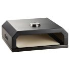 Hausmeister | GardenMeister GM 2004 PizzaBox 30 cm pizzához pizzakővel, pizzasütő kemence (doboz) kivehető kerámialappal kerti grillezőhöz, faszenes grillsütőhöz, gázgrillhez (Pizza kemence)