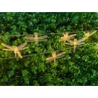 Garden Meister GM 3015 Dragonfly 680 cm 25 LED melegfehér kültéri napelemes (szolár) szitakötő fényfüzér 2 funkcióval (folyamatos világítás / villogó fény), IP44