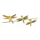 Garden Meister GM 3015 Dragonfly 680 cm 25 LED melegfehér kültéri napelemes (szolár) szitakötő fényfüzér 2 funkcióval (folyamatos világítás / villogó fény), IP44