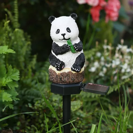 Garden Meister GM 3031 Panda 40 x 7 x 7 cm melegfehér kültéri napelemes (szolár) kerti lámpa