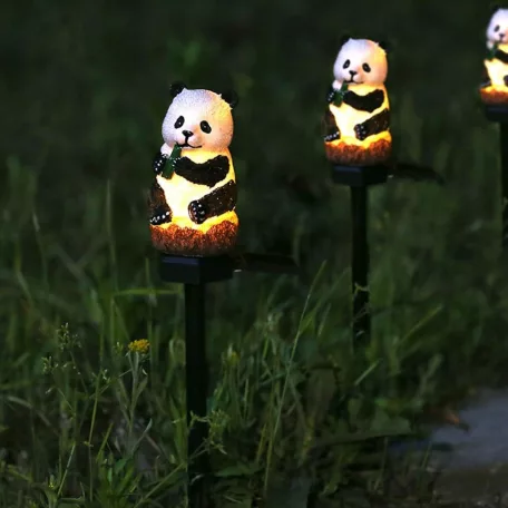 Garden Meister GM 3031 Panda 40 x 7 x 7 cm melegfehér kültéri napelemes (szolár) kerti lámpa