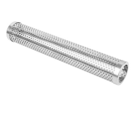 GrillMeister Smoker Tube BBQ 30 x 5 cm nemesacél inox füstölőcső intenzív grillaromához, faszén-, gáz- és pellet tüzelésű grillekhez