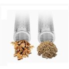 GrillMeister Smoker Tube BBQ 30 x 5 cm nemesacél inox füstölőcső intenzív grillaromához, faszén-, gáz- és pellet tüzelésű grillekhez