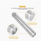 GrillMeister Smoker Tube BBQ 30 x 5 cm nemesacél inox füstölőcső intenzív grillaromához, faszén-, gáz- és pellet tüzelésű grillekhez