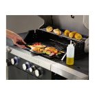 Grill Meister Stainless Steel 6 részes nemesacél grillező készlet, grillező eszközök, grillfordító lapátkészlet 2 palackkal olajokhoz, mártásokhoz