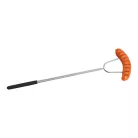 GrillMeister 2 darabos rozsdamentes acél teleszkópos grillnyárs, szalonnasütő nyárs 24 - 86 cm, tároló és hordozó tasakkal (Expandable Barbecue Skewers)