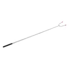 GrillMeister 2 darabos rozsdamentes acél teleszkópos grillnyárs, szalonnasütő nyárs 24 - 86 cm, tároló és hordozó tasakkal (Expandable Barbecue Skewers)