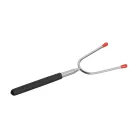 GrillMeister 2 darabos rozsdamentes acél teleszkópos grillnyárs, szalonnasütő nyárs 24 - 86 cm, tároló és hordozó tasakkal (Expandable Barbecue Skewers)