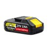   GardenMaster 21V 2Ah (2000 mAh) gyári li-ion akku, pótakku, akkumulátor GardenMaster GM-CDGS017-C cserjevágóhoz, mini akkus kézi láncfűrészhez
