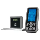Grill Meister GFGT-433 B2 BBQ vezeték nélküli rádiófrekvenciás digitális grillhőmérő övre csíptethető LCD kijelzővel