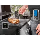 Grill Meister GFGT-433 B2 BBQ vezeték nélküli rádiófrekvenciás digitális grillhőmérő övre csíptethető LCD kijelzővel