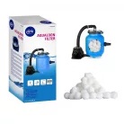 Gre Aqualoon FAQ200 Filter 4 m3/h 100W (homokszűrős) vízforgató szűrőrendszer kerti medencékhez + 320g NEO szűrőlabda 