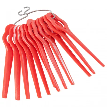 GardenStar PRTA 20V 2Ah DUPLA li-ion akkus, akkumulátoros, késes fűszegélynyíró, fűszegélyvágól, fűkasza 12 db késsel, 2 db 20V 2Ah akkuval és dupla töltővel