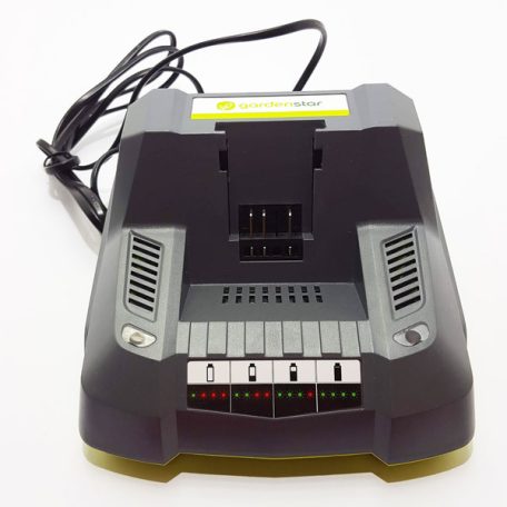 GardenStar 40V hálózati töltő 1 x 40V li-ion akkurendszerű GardenStar kerti gépek akkumulátorához (csak töltő) 230V 50Hz 