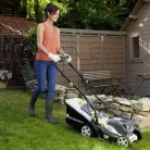 GardenStar LM-3440 ECO 34 cm 40V (2 x 20V 2Ah) akkus, akkumulátoros fűnyíró, dupla akkus fűnyírógép 2 akkuval és dupla töltővel
