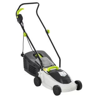  GardenStar 1300W 32 cm elektromos fűnyíró, fűgyűjtős fűnyírógép 3 vágásmagasság fokozattal 25 / 40 / 55 mm, 25L fűgyűjtővel (LM-1300-32)