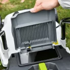GardenStar 1300W 32 cm elektromos fűnyíró, fűgyűjtős fűnyírógép 3 vágásmagasság fokozattal 25 / 40 / 55 mm, 25L fűgyűjtővel (LM-1300-32)