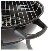   GardenStar BBQ 11339 Barbecue faszenes 3 lábú gömbgrill polccal, 41 cm sütőrács átmérővel (6 személyes kerti grillsütő)