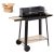 BONTOTT, HIÁNYOS GardenStar BBQ / Grill Chef 0566 Barbecue faszenes party grilkocsi, 85 x 41 x 78 cm 6 személyes kerti grillsütő fa polcokkal