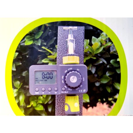GardenStar digitális öntözésidőzítő, öntözőóra, öntözésvezérlő automata, öntözőkomputer heti vagy napi ütemezéssel