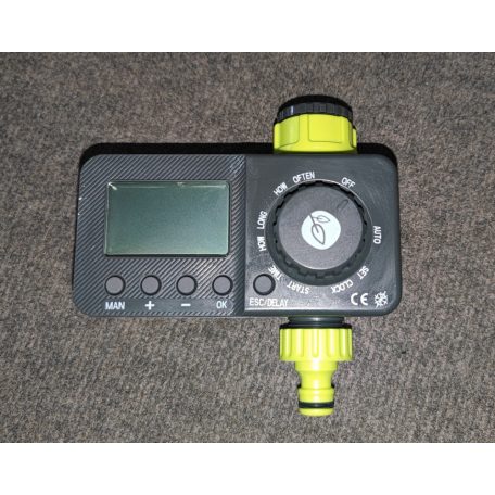 GardenStar digitális öntözésidőzítő, öntözőóra, öntözésvezérlő automata, öntözőkomputer heti vagy napi ütemezéssel