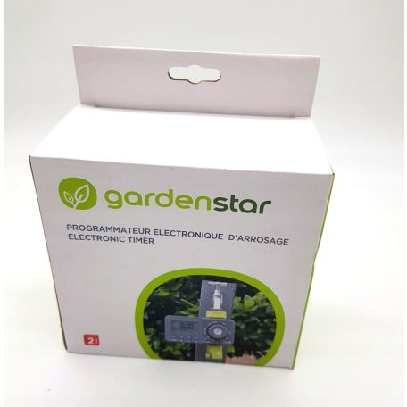 GardenStar digitális öntözésidőzítő, öntözőóra, öntözésvezérlő automata, öntözőkomputer heti vagy napi ütemezéssel
