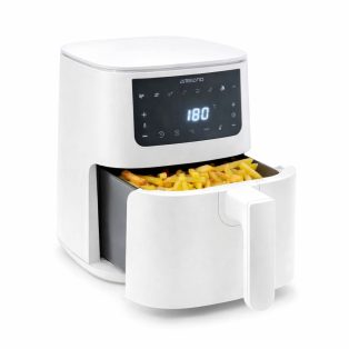   Ambiano GT-AF-17 / GT-AF-20 MIDI 1400W 3.5L kompakt digitális Air Fryer, légkeveréses olajmentes sütő, Airfryer olajsütő, fritőz, 8 beépített programmal, fekete / fehér színben