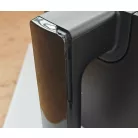 SÉRÜLT Ambiano GT-AF-17 MIDI 1400W 3.5L kompakt digitális Air Fryer, légkeveréses olajmentes sütő, Airfryer olajsütő, fritőz, fekete, 8 beépített programmal