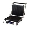   Ambiano GTSF-KG03 inox nemesacél 2200W elektromos digitális kontaktgrill, asztali kontakt grill kivehető 30 x 26 cm sütőlapokkal, húshőmérővel