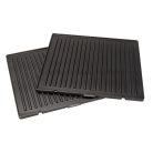 Ambiano GTSF-KG03 inox nemesacél 2200W elektromos digitális kontaktgrill, asztali kontakt grill kivehető 30 x 26 cm sütőlapokkal, húshőmérővel