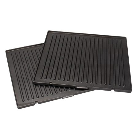 Ambiano GTSF-KG03 inox nemesacél 2200W elektromos digitális kontaktgrill, asztali kontakt grill kivehető 30 x 26 cm sütőlapokkal, húshőmérővel